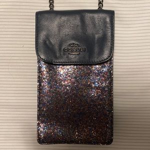 Cross-body Coach phone purse
